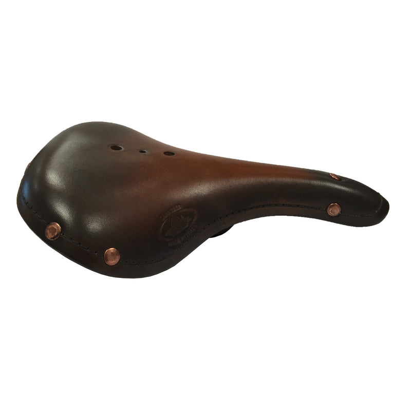 SELLE MONTE GRAPPA SELLA Old Frontiers in pelle D-Bruin