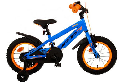 Bicycle per bambini rocciosi di Vlatare - ragazzi - 14 pollici - blu