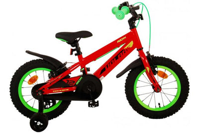 Bicycle per bambini rocciosi di Vlatare - Boys - 14 pollici - Rosso - Freni a due mani