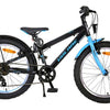 Bicycle per bambini Rocky Rocky - 20 pollici - Blu nero - 85% assemblato - 6 velocità - Collezione Prime