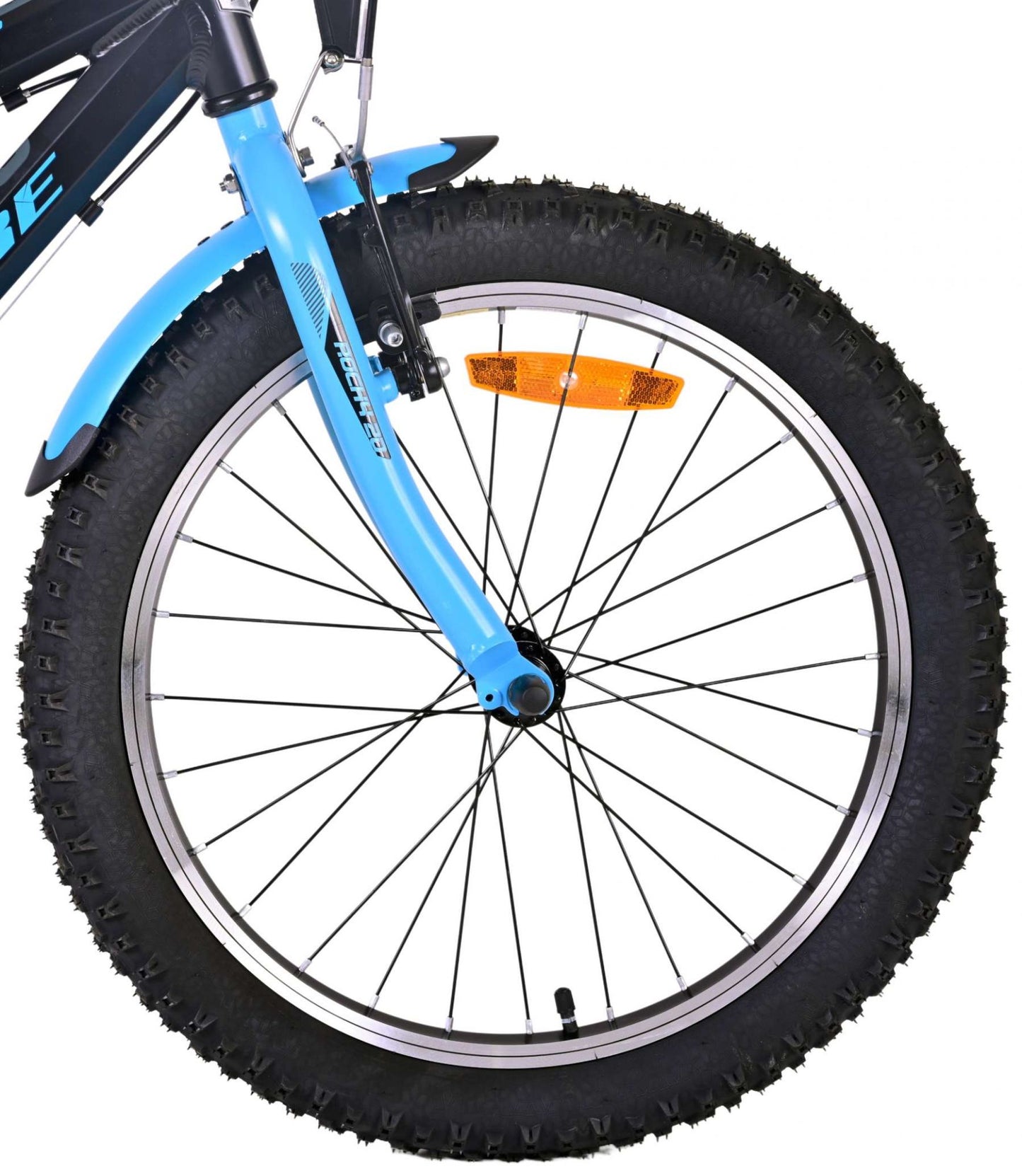 Bicicleta para niños de Volare Rocky - 20 pulgadas - Black Black - 85% ensamblado - 6 velocidades - Colección Prime