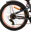 Bicycle per bambini Rocky Rocky - 20 pollici - Orange grigio - 6 velocità - collezione Prime
