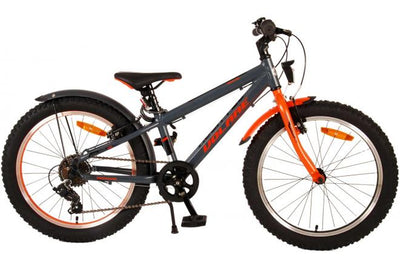Bicicleta para niños Volare Rocky - 20 pulgadas - Naranja gris - 6 velocidades - Colección Prime