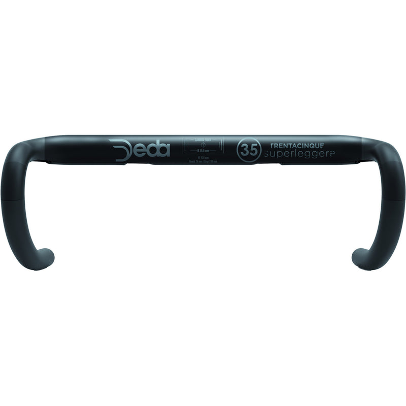 DEDA STERGE BEG SUPERLEGGERA 35 Carbon 42 cm POB