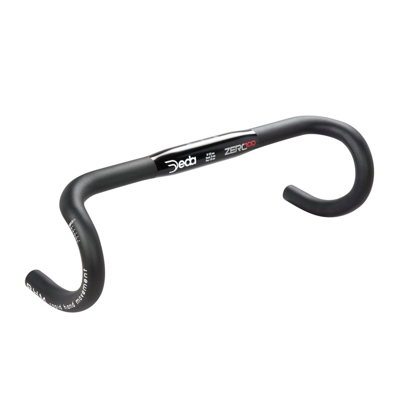 DEDA STERGE BEGGE ZERO100 RHM 44 cm Aluminio nero