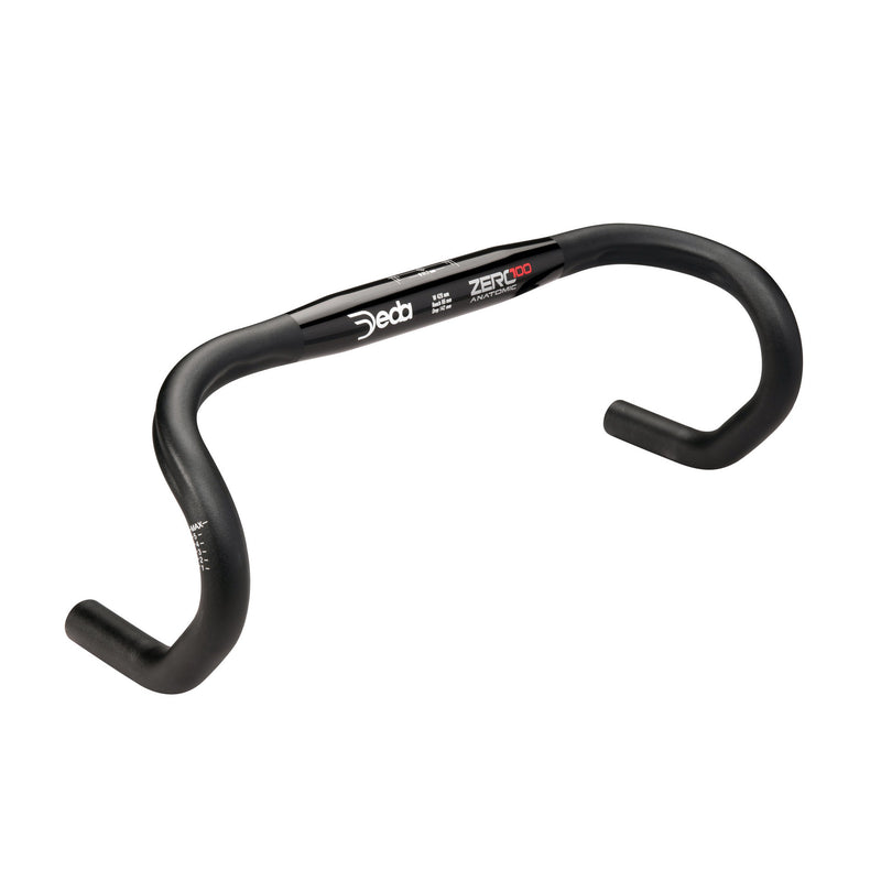 DEDA STERGE ZERO100 ANATOMIC ANATOMIC ALLUMINUM BLACO