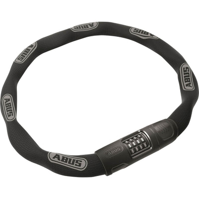 ABUS Chain Lock 8808C 110 - Black, quadrati da 8 mm, codice regolabile