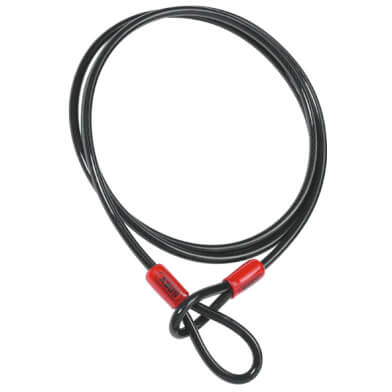 Abus Cobra 10 200 - Lock de cables, 2m, negro