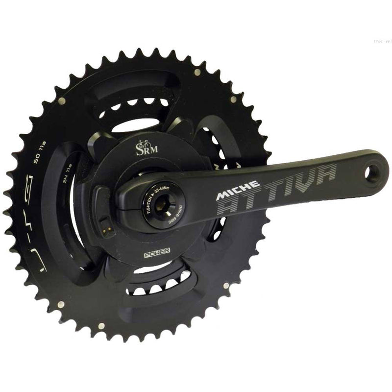 MICHE CRANKET ATTIVA con Powerpeter SRM 175mm 36 52 Boxed