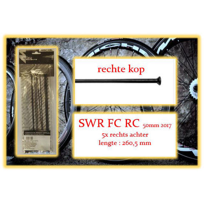 Miche Spaak+Nip. 5x RA SWR FC RC 50 mm de alambre Rim 2017