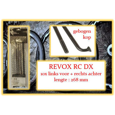 Miche Spaak+nip. 10x LV+RA REVOX RC DX draadvelg