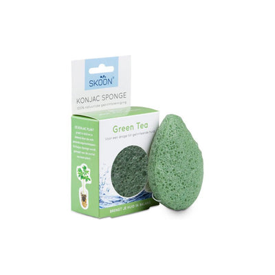 Tè verde skoon konjac sponge