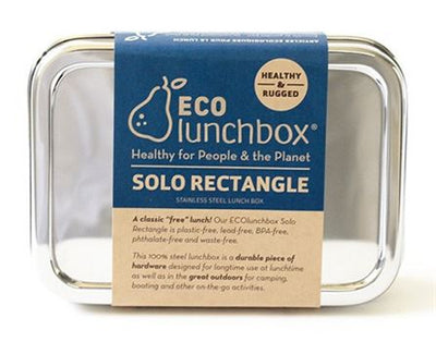 Rectángulo de solo lunchbox lunchbox en solitario