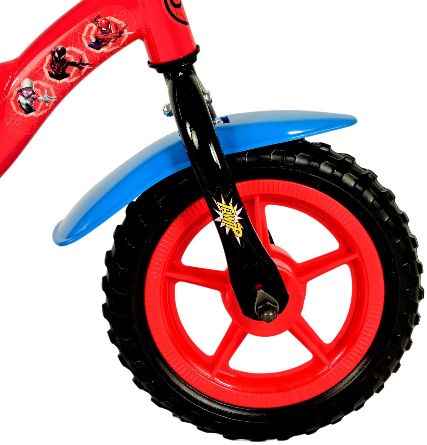 Spider-Man Kinderfiets - Jongens - 10 inch - Rood Blauw - Doortrapper