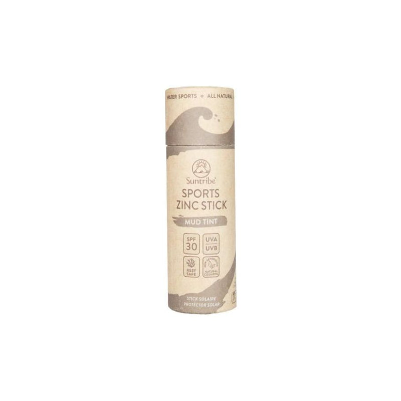 Suntribe Zonnebrandstick Zinc Sport SPF 30 Mud Tint