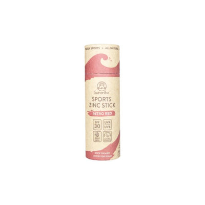 Suntribe Suncreen Stick Zinc Sport SPF 30 Retro Red