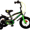 Bike per bambini di Vlatare Super GT - Ragazzi - 12 pollici - Green - Freni a due mani