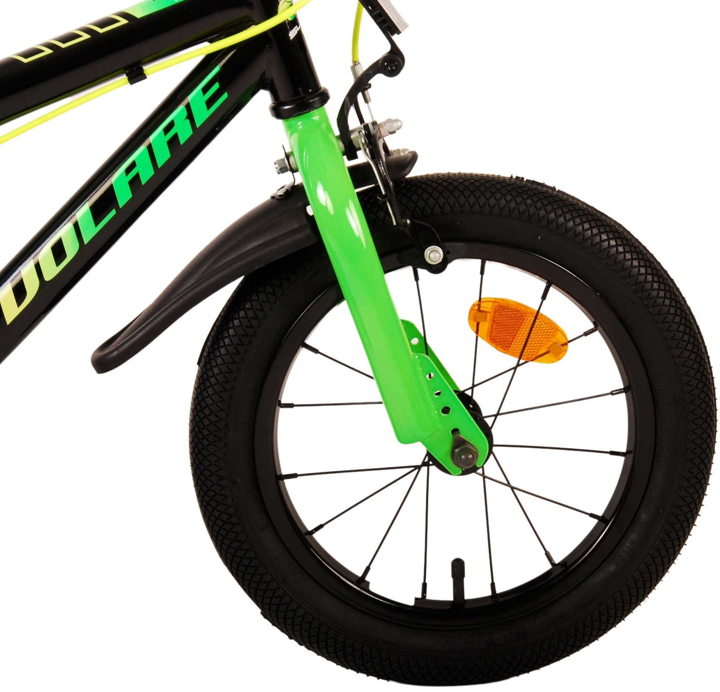 Bike para niños Volare Super GT - Niños - 14 pulgadas - Verde - Dos frenos de mano