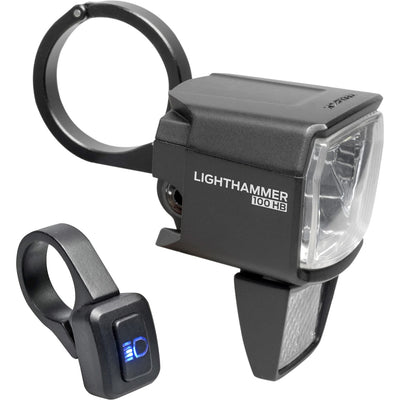 Trelock Headlight Lighthammer LS 890-HB E-B 12V DC 100 Lux