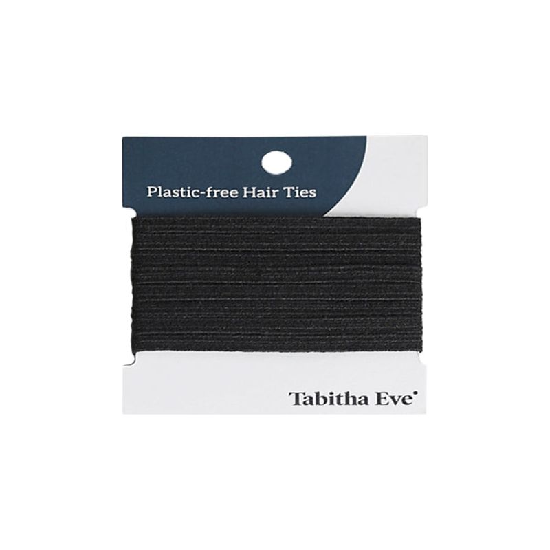 TABITHA EVE Plastica -Elastico per capelli senza vita 8 pezzi neri