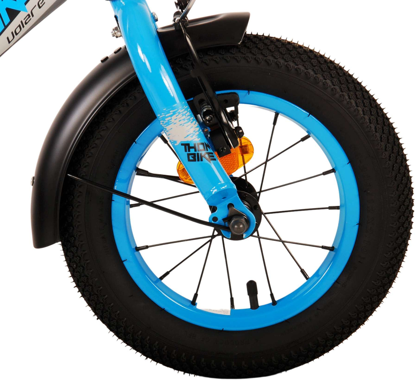 Volare Thombike Bike para niños - Niños - 12 pulgadas - Black Blue