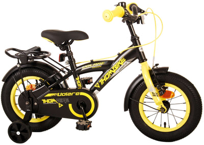 Bike per bambini Volare Thbike - Boys - 12 pollici - Giallo nero - Freni a due mani