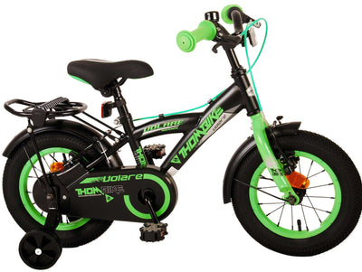 Bike per bambini Volare Thbike - Boys - 12 pollici - Verde nero - Freni a due mani