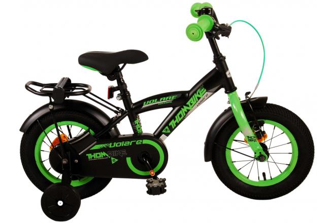 Bicycle per bambini THUMIKE VOLARE - Ragazzi - 12 pollici - Verde nero