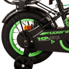 Bike para niños Volare Thombike - Niños - 12 pulgadas - Black Green - Dos frenos de mano