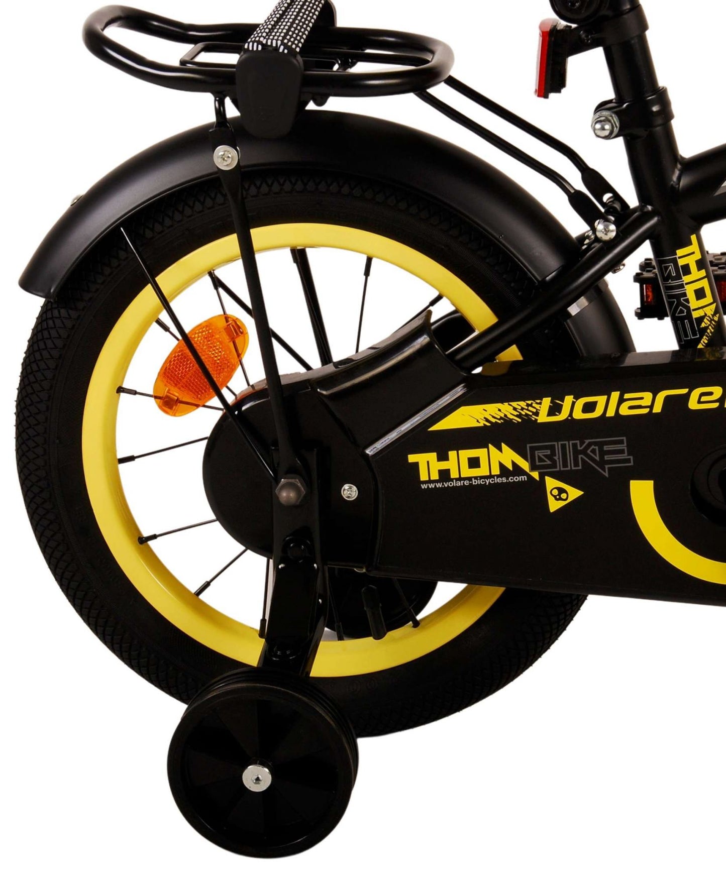 Volare Thombike Bike para niños - Niños - 14 pulgadas - Amarillo negro