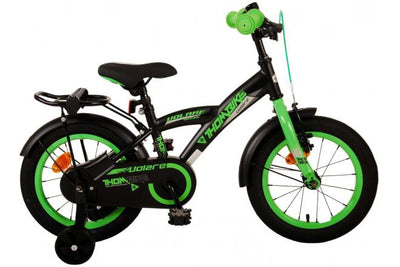 Volare Thombike Bicicleta para niños - Niños - 14 pulgadas - Black Green