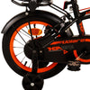 Volare Thombike Kinderfiets - Jongens - 14 inch - Zwart Oranje - Twee Handremmen