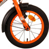 Bicicleta para niños Volare Thombike - Niños - 14 pulgadas - Naranja negra - Dos frenos de mano