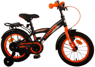 Bicycle per bambini THUMIKE VOLARE - Ragazzi - 14 pollici - Arancia nera