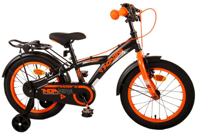 Volare Thombike Kinderfiets - Jongens - 16 inch - Zwart Oranje - Twee Handremmen