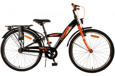 Bike para niños Volare Thombike - Niños - 24 pulgadas - Naranja negra - Dos frenos de mano