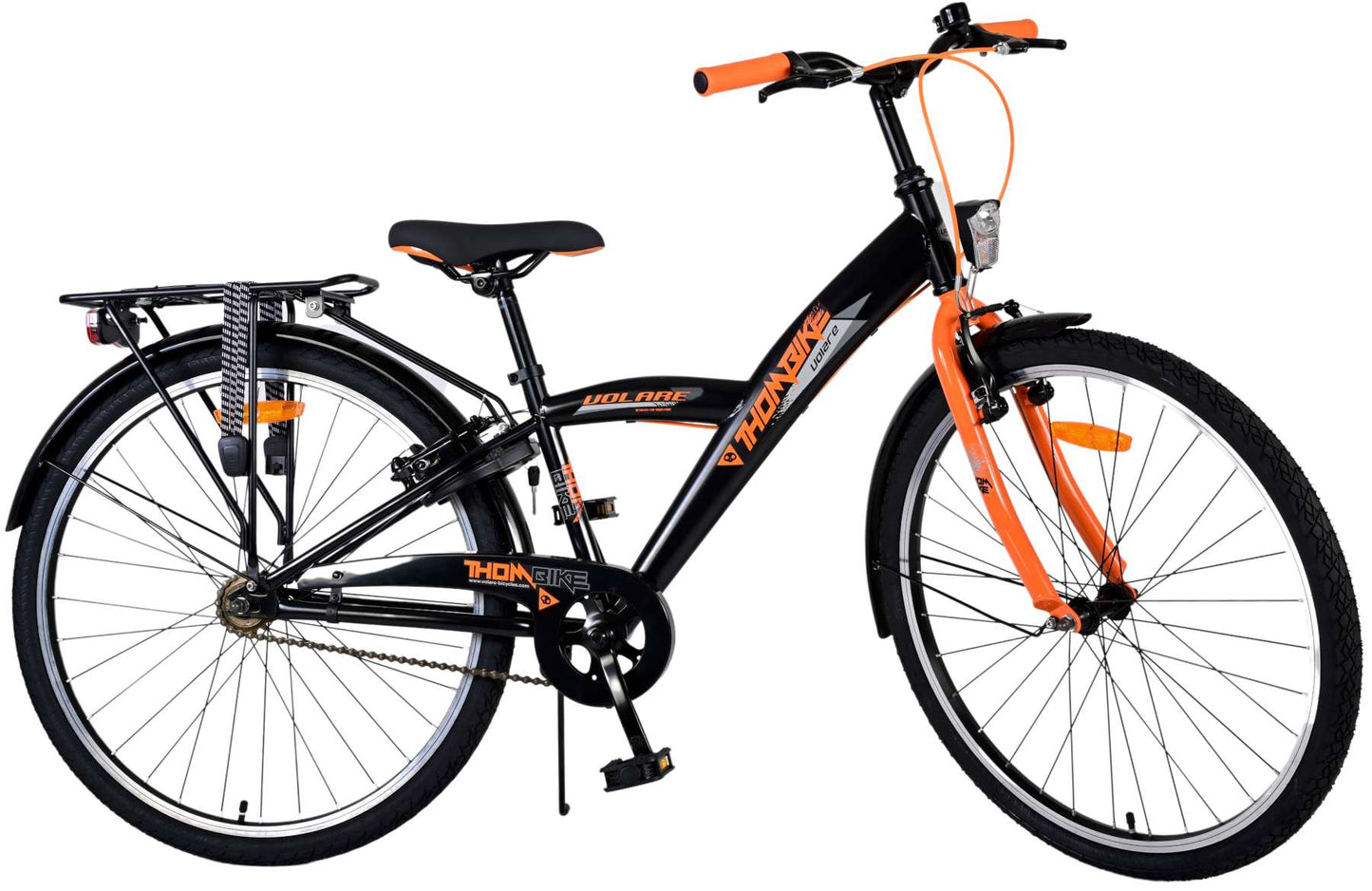 Bike per bambini Volare Thbike - Boys - 26 pollici - Arancia nera - Freni a due mani