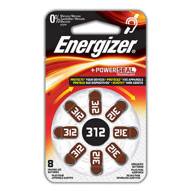 Energizer PR41 312 Hoeard. Batt. 1.4v ampolla 8 piezas