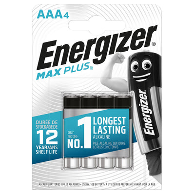 Energizer Max Plus LR03 AAA Blister 4 pezzi