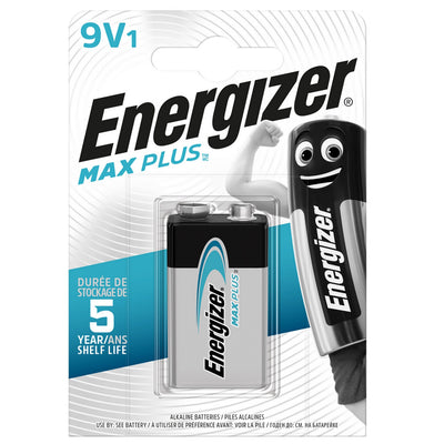 Energizer Max Plus 6LR61 9V Blister 1 pezzi