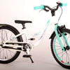 Volare Glamour Bicycle para niños - Niñas - 18 pulgadas - Mint White Mint - Prime Collection
