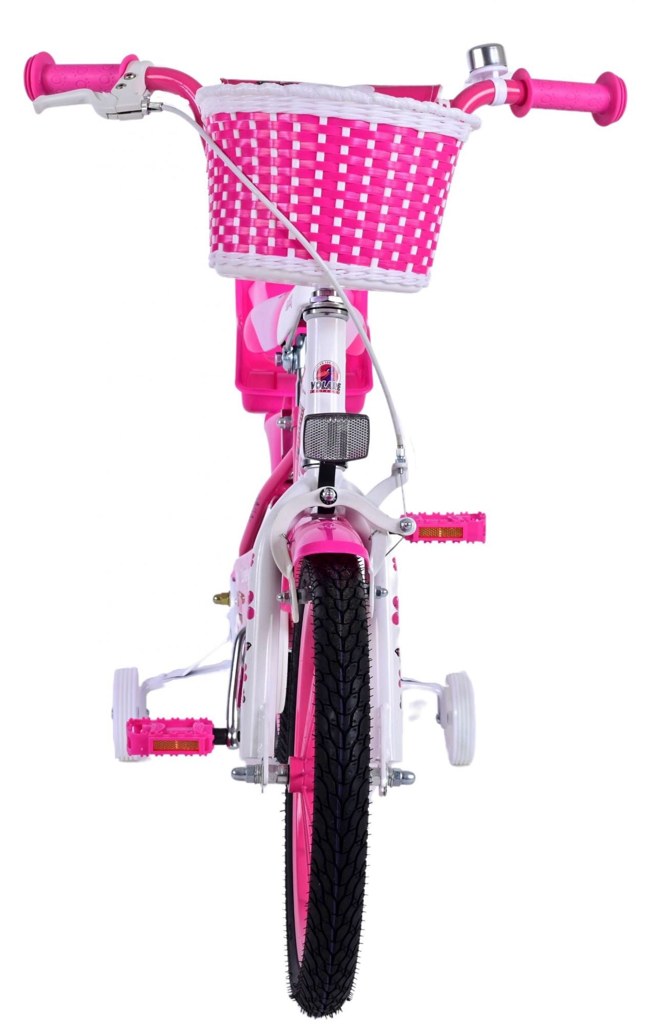 Volare Lovely Kinderfiets Meisjes 16 inch Roze Wit