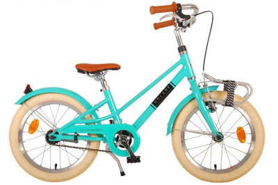 Volare Melody Bicycle para niños - Girls - 16 pulgadas - Turquesa - Colección Prime