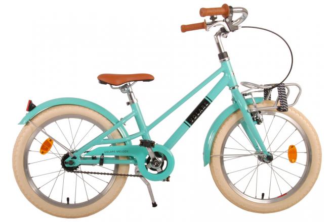 Volare Melody Bicycle para niños - Girls - 18 pulgadas - Turquesa - Colección Prime