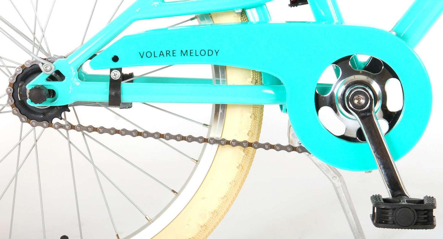 Volare Melody Kinderfiets - Meisjes - 20 inch - Turquoise - Prime Collection