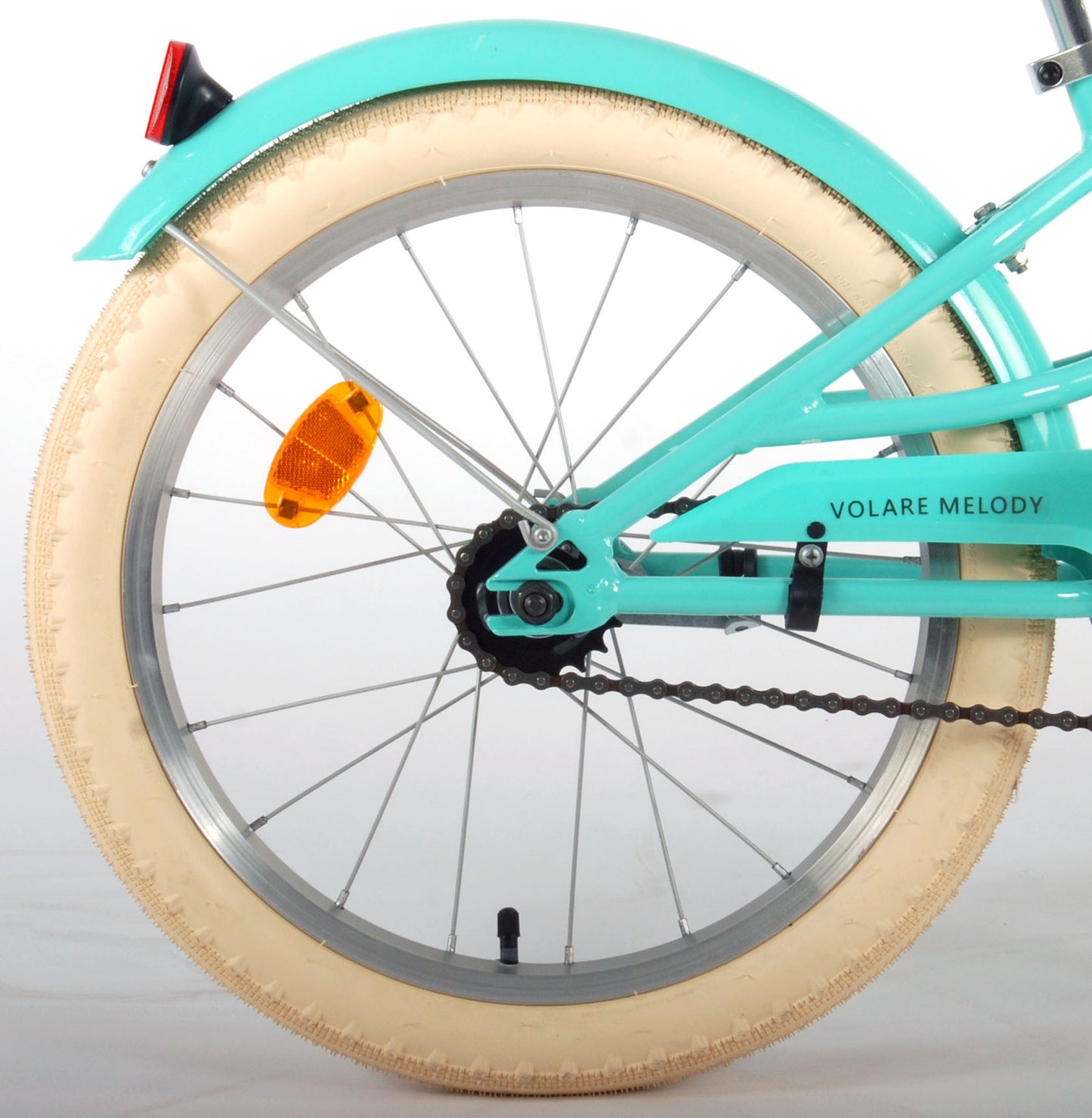 Volare Melody Bicycle para niños - Girls - 18 pulgadas - Turquesa - Colección Prime