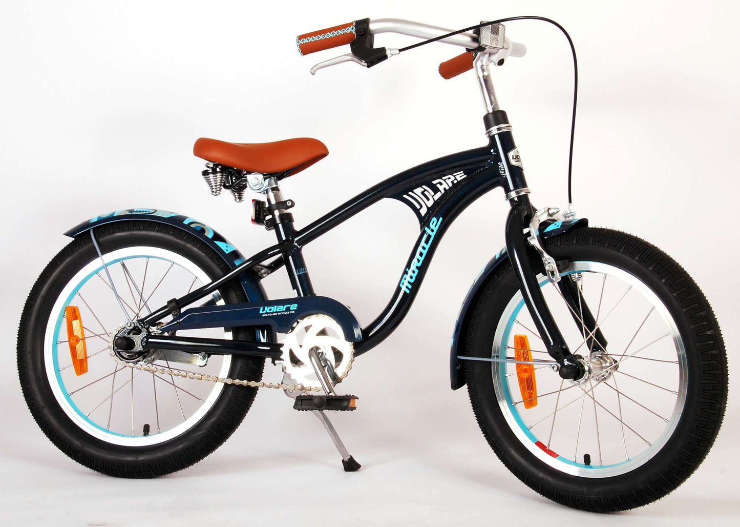 Bicycle per bambini di Vlatare Miracle Cruiser - Boys - 16 pollici - Matt Blue - Prime Collection