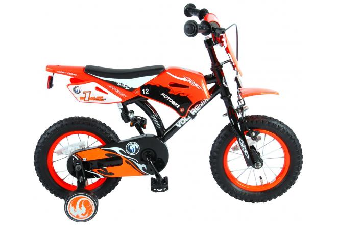 Bike per bambini in moto Volare - Boys - 12 pollici - Arancia - 95% assemblato