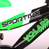Volare Sportivo Kinderfiets - Jongens - 12 inch - Neon Groen Zwart - Twee Handremmen - 95% afgemonteerd