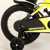 Bicycle per bambini Sports Stirare - Boys - 14 pollici - Neon Giallo Nero - Freni a due mani - 95% assemblato